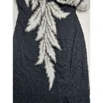 Vintage No Label 80's Sequin Formal Gown. With Slit. Size 0 Photo 7