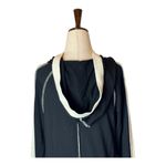 Jude Black And Ivory Hooded Full Zip Knit Emma Jacket Size M NWT Size M Photo 3