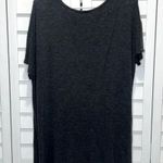 Hollister Imperfect oversized high low xs small short sleeved dark gray tee Photo 1