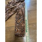 Midnight Velvet Women Size 8 Cardigan Open Front Sheer Duster Cover Up Vintage Gold Photo 6