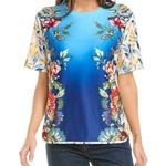 Johnny Was Women’s  Bee Active Oversized Crop Floral T-Shirt Size XS Photo 0