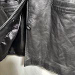 VTG Cabelas Leather Jacket Womens M Black Genuine Leather Blazer Coat SEE Size M Photo 3