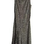 Diane Von Furstenberg  SILK GEOMETRIC DROP WAIST MIDI DRESS Photo 0