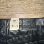 Levi's NWT Levi’s Baggy Dad Faux Leather Pants - 26 x 32 Photo 5