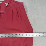 Scotch & Soda  Pink Sleeveless Blouse V-Neck Pleated‎ Casual Top Size M Photo 1