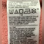 Old Navy Puffer Vest Full Zip Pink Sleeveless Pockets Size Small Fall Winter Photo 7