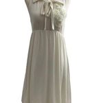 Celebrity Pink  Women Size Small Dress Sleeveless Halter Cream Bubble #2.. Photo 0