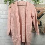 Vintage Style Boho Cable Knit Sweater Cardigan Size M Photo 2