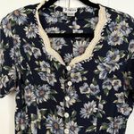 🫐 blue 80s floral 🫐 Photo 1