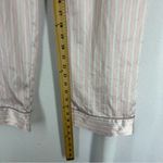 Victoria's Secret Victoria’s Secret Glazed Satin Long Pajama Set Striped Medium Pink Photo 11