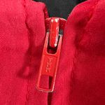 Vintage 80’s USA Made American JAC Red & Black Southwestern Aztec Bomber Jacket Size M Photo 4