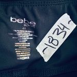 Bebe Sport Side Stripe Capri Black/Rainbow Womens Size 2X Photo 4