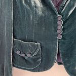 Marc Jacobs Vintage green crushed velvet blazer. Size 4 Photo 1