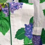 Printfresh  Green and Purple Floral Button Down Shirt Photo 4