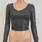 Lululemon Align small shine shimmer scoop neck crop active yoga top TLS2 2832 Photo 8