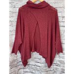 Free People  Beach Cowl Neck Split Back Coverup Shirt ‎ Ribbed Sz S Swim Coastal Photo 2