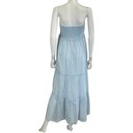 Saltwater Luxe NWT  Blue Check Maxi Sundress Size XL Photo 2