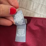 Aerie burgundy plunge deep V halter full coverage one piece swimsuit large Photo 6