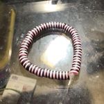 Black and light pink clay bead bracelet Multiple Photo 0