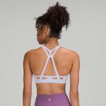 Lululemon  Court Challenger Bra Laser Cut Medium Support Serene Blue Lilac Size 8 Photo 1