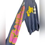 BDG  Urban Outfitters Blue Hoodie with Yellow and White Flower Design NWT Photo 2