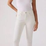 Levi's Levi’s Premium 721 Women’s Mid Rise White Stretchy Skinny Jeans for Women Photo 0