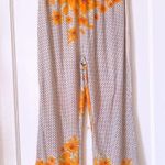 Orange Floral Pajama Set Size XL Photo 2