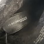 Very Volatile  Aldworth Boots Casual Back Zip Ankle Bootie Black Suede Boho 8 Photo 5