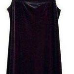 Jumping Joy Velvet Sleeveless Black Dress with Keyhole at Chest. Size M Photo 0