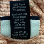 Daytrip Striped Dolman Sleeve Top Womens M Pink V-Neck Slouchy Casual Minimalist Photo 5