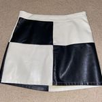 Altar'd State Altar’s State Leather black/off white skirt Photo 0