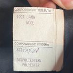 Victor Victoria black pleated belted wool dress Size 6 Photo 7