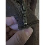 Penny Lane Coat Sz Large Colar Fur Vintage faux suede boho tribal Brown long Photo 4