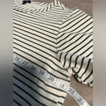 Buffalo David Bitton  Dress Women’s Size Large Striped Black Cream Photo 3