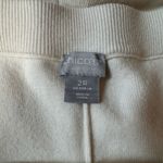Chico’s Zenergy Cotton Cashmere Blend Knit Joggers Cream Cozy Lounge Pants 2R Size 2 Photo 3
