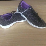 🆕Classic Cool Leopard Print Tennis Shoes 6🆕 Black Photo 1