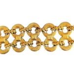 Fendi Vintage  Gold Bracelet 1990s Women's Fashion Jewelry Photo 0