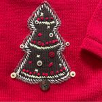 Christopher & Banks NWT Deadstock  Hand Embroidered Holiday Themed Sweater: SMALL Photo 2