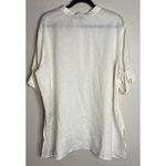 Ralph Lauren  LRL 2X Womens Pearl Linen Tunic Sheer Blouse Cover‎ Up NEW READ Photo 1