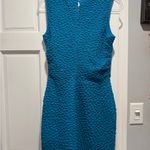 Anthropologie  Textured Teal Mini Dress Photo 5