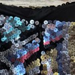 Mignon Multicolor Sequin Party Mini Dress Size S Photo 6