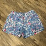 Lilly Pulitzer Blue and Pink Sailboat Print Shorts Photo 0