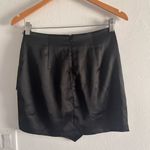 superdown  Saira Satin Mini Skirt in Black Sz S Photo 4