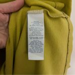 Boden Chartreuse Midi Dress Mustard Yellow Green Cap Sleeve Knee Length Size 4R Photo 6
