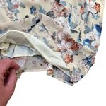 Tobi  floral blouse size medium off shoulder ruffled sleeves lined Photo 3