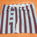 Free People Striped Swim Coverup - Blue and Brown Photo 0