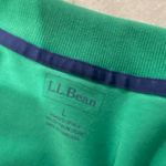 L.L. Bean Size L Green Dragonfly Embroidered Short Sleeve Collared Polo Shirt Size L Photo 9