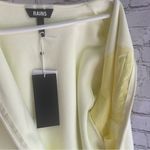 Rains NWT Fleece Zip Up Jacket Contemporary‎ Oversized in Straw Color Size Yellow Size L Photo 6
