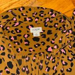 J.Crew Cheetah Leopard Animal Print Business Casual Dress Blouse Photo 1