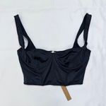 SKIMS NWT Stretch Satin Corset - Onyx - XS Photo 4